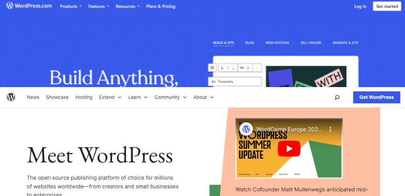 WordPress คืออะไร? CMS ยอดนิยม ใช้ทำเว็บไซต์แบบไหนได้บ้าง | อัปเดต 2026 3 เปรียบเทียบ WordPress.com กับ WordPress.org