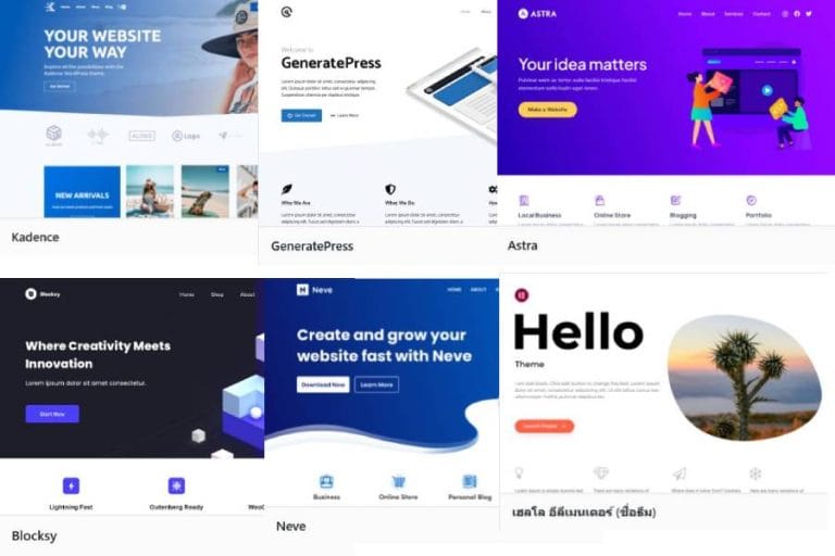 6 Free WordPress Theme ตัวท็อป โหลดฟรี เร็ว เบา มือใหม่ใช้ได้ทันที (อัปเดตล่าสุด) 1