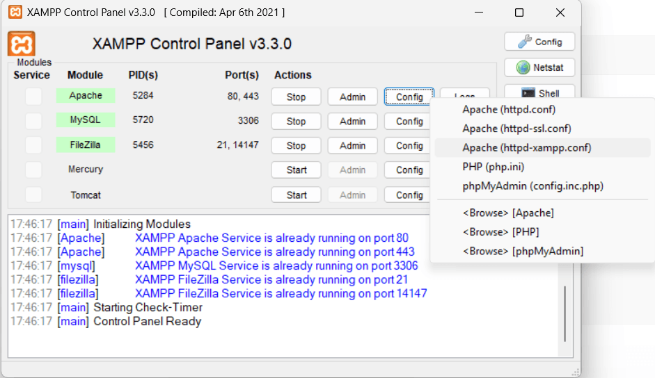วิธีแก้ปัญหา XAMPP ที่พบบ่อยสำหรับ WordPress เช่น MySQL Shutdown และ Apache Port 80 Error (2026) 1
